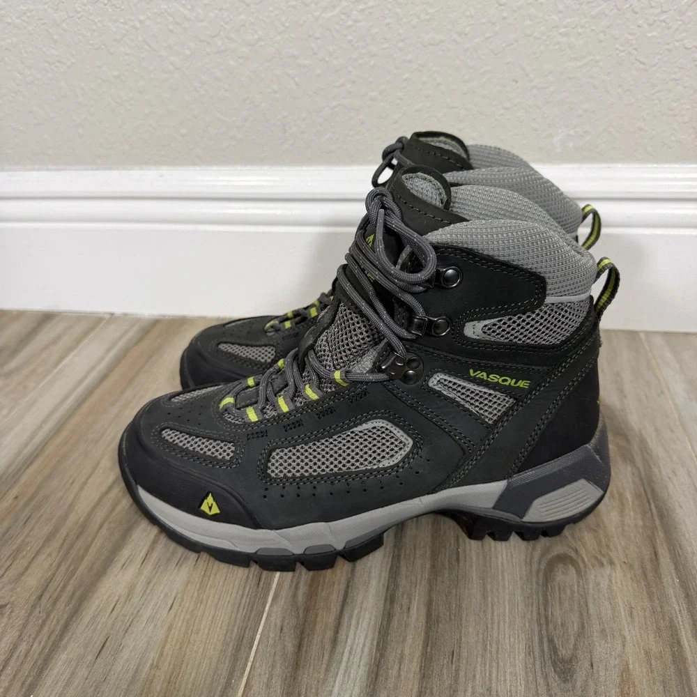 Vasque 7481 Breeze 2.0 Gray Mid Hiking Trail Boot Women's ‎ 8.5 M Outdoor Vibram